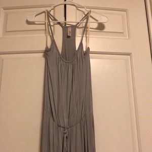 Loveappella Drawstring Maxi Dress